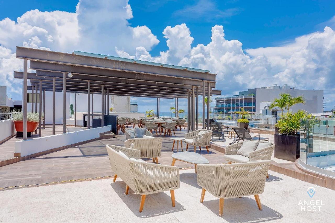 Incredible Oceanview Roof Lounge, Apartment Units 2 Blocks To Beach Playa del Carmen Extérieur photo