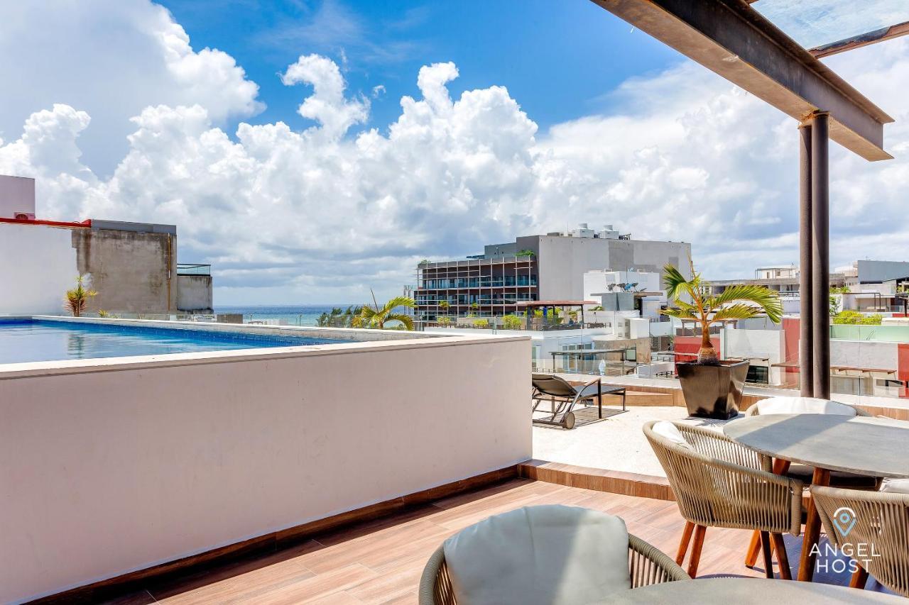 Incredible Oceanview Roof Lounge, Apartment Units 2 Blocks To Beach Playa del Carmen Extérieur photo