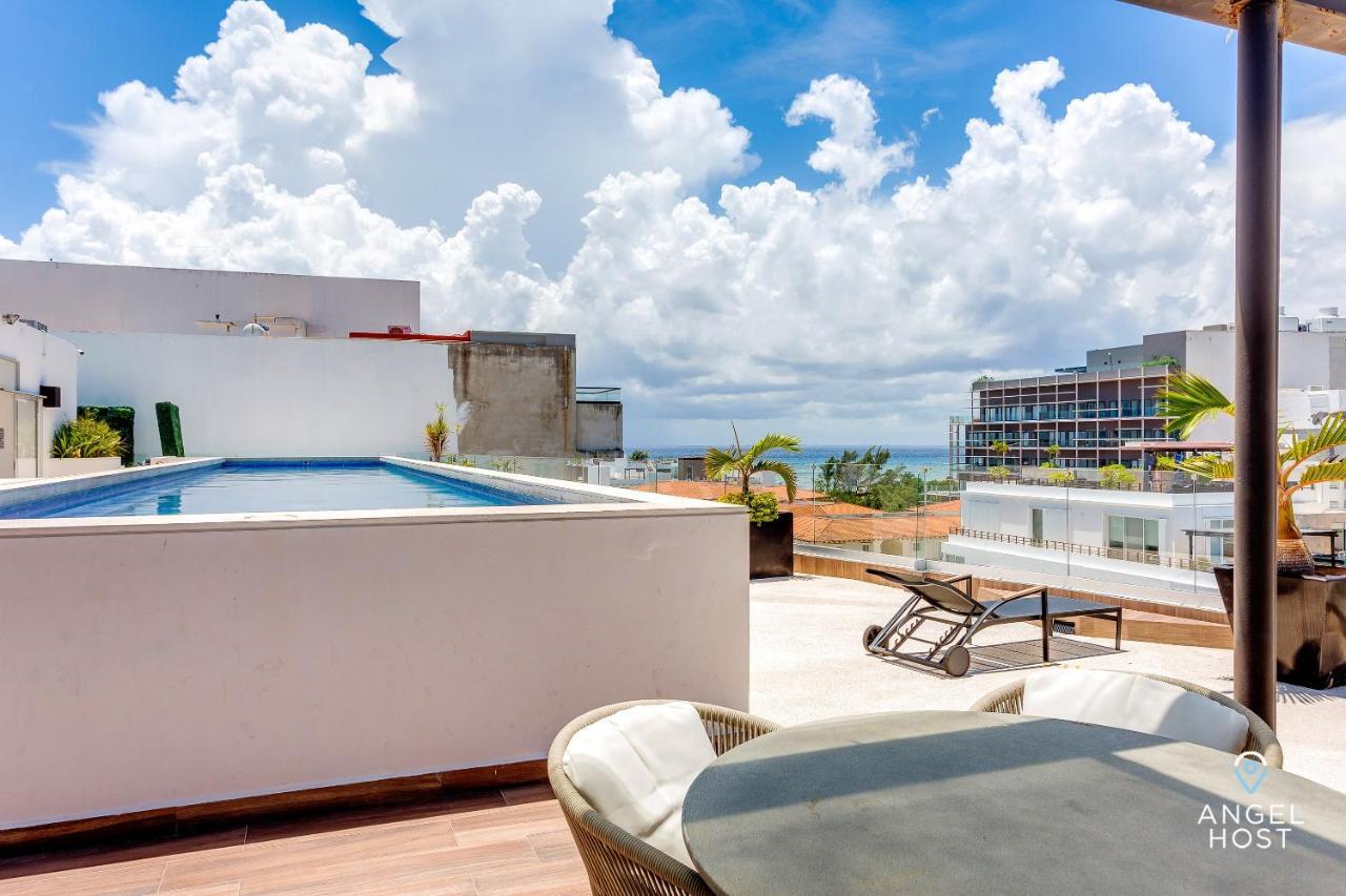 Incredible Oceanview Roof Lounge, Apartment Units 2 Blocks To Beach Playa del Carmen Extérieur photo